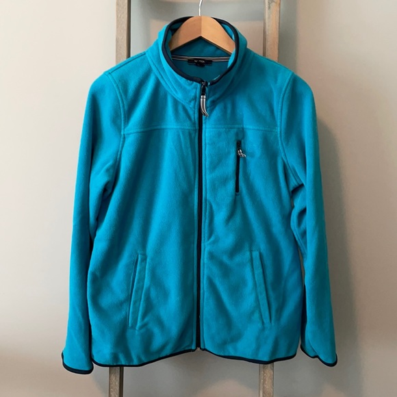 NAUTICA Full Zip Turquoise Fleece Jacket - Picture 3 of 11